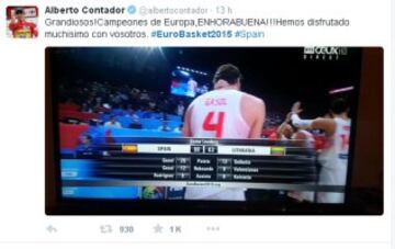 Los VIP felicitan a los Campeones en las Redes Sociales