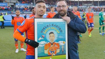 El delantero que es seguido por Reinaldo Rueda marcó un golazo en la última fecha de la segunda división noruega. Además, fue elegido el mejor jugador de la liga.