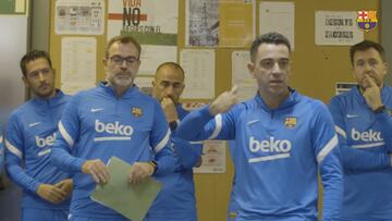 Primera charla de Xavi: así reacciona la plantilla