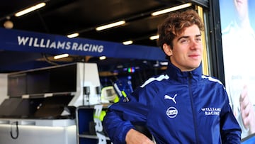 Franco Colapinto, en el GP de Gran Bretaña de la F1.