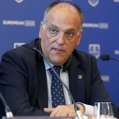 Tebas: "Los ingresos comerciales y por traspasos, nuevos motores de LaLiga"