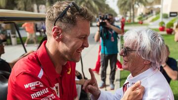 Ecclestone espera que Ferrari no juegue sucio con Vettel