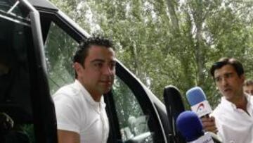 <b>LISTOS. </b>Los jugadores del Barça se incorporaron tras sus vacaciones, pero jugarán ante México.