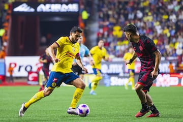 Xolos y Águilas se miden en la búsqueda de su boleto a la Liguilla del fútbol mexicano como el séptimo sembrado. El ganador enfrentará a Toluca en cuartos.