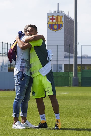 Chapecoense get into gear for Camp Nou tribute - in pictures