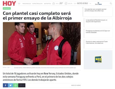 Medios chilenos y paraguayos, atentos a la Fecha FIFA