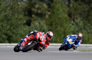 Andrea Dovizioso durante la carrera.