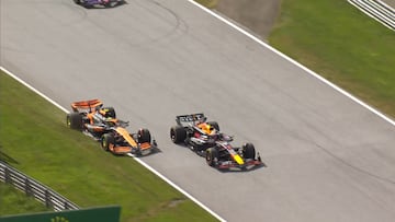 Norris y Verstappen, en Austria.