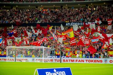 Aficionados del Atlético de Madrid.