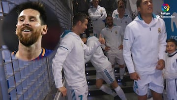 Momento de Cristiano, de broma con un niño: "Messi es malo"