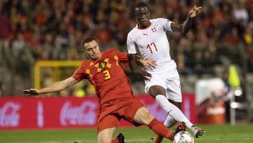 Vermaelen, durante el partido contra Suiza.