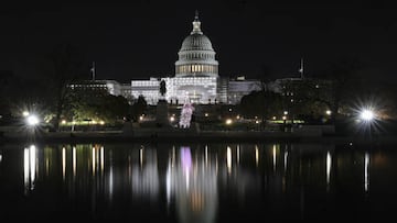 WASHINGTON, UNITED STATES- NOVEMBER 29: The lighting of the U.S. Capitol Christmas Tree in Washington, D.C. on November 29, 2022. (Photo by Celal Gunes/Anadolu Agency via Getty Images)