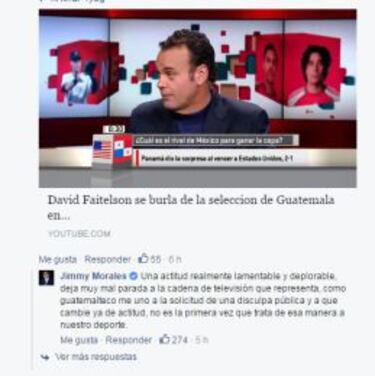Guatemala exige disculpas de David Faitelson