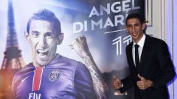 Di María, el día de su presentación.
