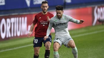 Osasuna - Betis en directo: LaLiga Santander en vivo