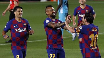 Aunque el Barcelona no fue una máquina de goles, Messi sigue llevando el equipo en la espalda y junto a Ansu Fati le dan la victoria al cuadro culé.