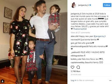 Los mensajes y las felicitaciones por Año Nuevo de los futbolistas