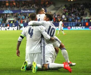 09/08/2016. Supercopa de Europa. Real Madrid-Sevilla. 2-2. Sergio Ramos empató el partido en el minuto 92. El Real Madrid ganó 3-2 y consiguia su tercera Supercopa.