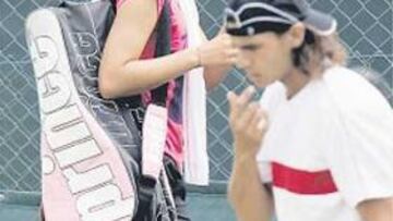 <b>OBJETIVOS. </b>Sharapova y Nadal, bajo los focos en Aorangi Park.