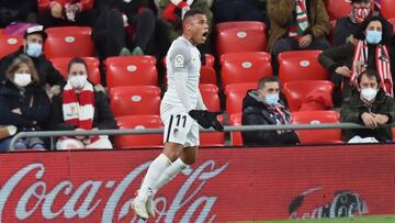 Mach&iacute;s celebra el gol del empate.