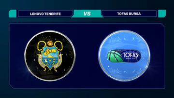 Resumen del Tenerife vs. Tofas de la Basketball Champions League