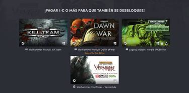 Ofertas | Consigue 4 juegos de Warhammer por 1 euro con el nuevo Humble Bundle
