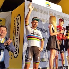 Sagan recupera el liderato pero cede con Teuns por la etapa