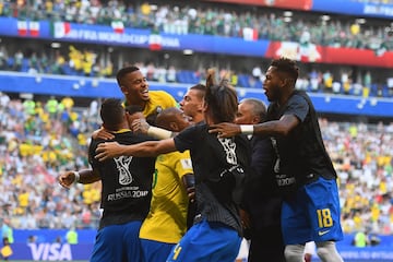 Brazil, meanwhile, covered 92 kilometres in their 2-0 win in the Cosmos Arena.