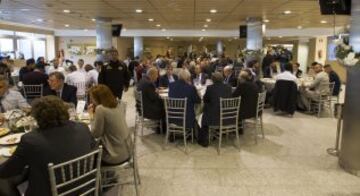 El Real Madrid celebra su tradicional comida navideña