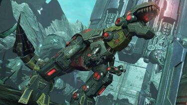 Los dinobots llegan al multijugador de Transformers: Fall of Cybertron