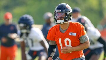 The Chicago Bears' new head coach is making his players "comfortable with being uncomfortable", starting with unusually intense drills for his quarterback.