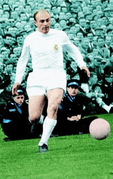 Hasta que cumplió los 31 años, Alfredo Di Stéfano había jugado 333 partidos (140 con el Real Madrid) y había marcado 273 goles (124 con los blancos). Antes de los 31 había conquistado 12 títulos (dos Copas de Europa y tres Ligas), pero después de los 31 levantó el doble: tres Copas de Europa , una Intercontinental, cinco Ligas y una Copa. Se marchó del Real Madrid con 38 años y se retiró del fútbol con 40 en el Espanyol (47 partidos y 11 goles).