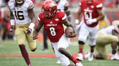 Lamar Jackson dio todo un recital en el que encuentro que enfrent&oacute; a los Louisville Cardinals frente a los Florida State Seminoles.