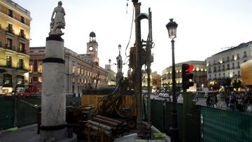 La estatua del centro de Madrid que ha vuelto a cambiar de ubicación tras las obras en Sol