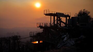 The fire has devastated one of the richest neighborhoods in the world, home to stars such as Jennifer Aniston, Adam Sandler and Tom Hanks.