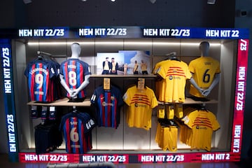 Ansu Fati's shirt is not on show in the official FC Barcelona shops.