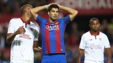 Luis Suárez será uno de los ocho jugadores que se perderán por sanción la próxima jornada de la LaLiga Santander.