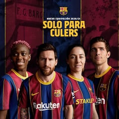 El Barça presenta la nueva equipación para la 20/21