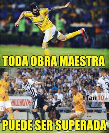 Los memes del Clásico Regio entre Monterrey y Tigres