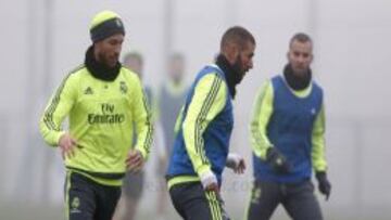 Entrenamiento del Real Madrid.