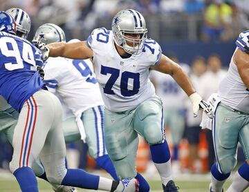 Martín jugó todos los encuentros en su cuarta temporada con los Dallas Cowboys en 2017.