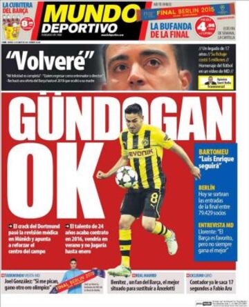 Portadas de la prensa deportiva