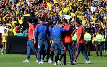 Imágenes para siempre. Jugadores agradecieron por el apoyo y por la gran bienvenida en Bogotá 