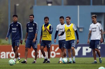 El entrenamiento de la Selección en Ezeiza, en imágenes