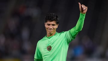 Ralph Orquin of Juarez during the match between FC Juarez and Colorado Rapids as part of Round of 32 of the 2024 Leagues Cup at Dicks Sporting Goods Park Stadium on August 09, 2024 in Denver, Colorado, United States.