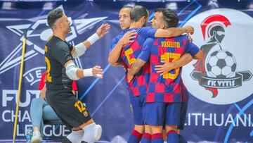 Marcenio da al Barça un triunfo vital para ser primero de grupo