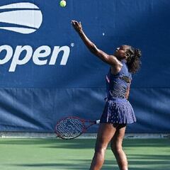 Alycia Parks iguala el récord de saque en el US Open