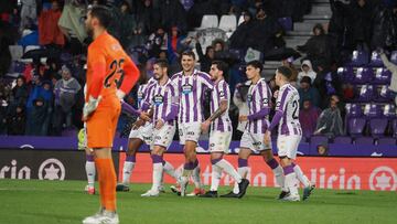 VALLADOLID. 22/10/23. PHOTOGENIC. REAL VALLADOLID ANDORRA. GOL DE JURIC