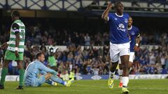 Arouna Kone, con el Everton.