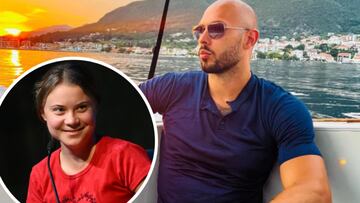 Andrew Tate se lanza contra Greta Thunberg y la activista responde con fuerte comentario